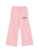 Pantaloni sportivi per bambina Palm Angels Kids rosa con applicazione PGCJ013F25FAB001 3003 PALM ANGELS KIDS 