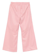 Pantaloni sportivi per bambina Palm Angels Kids rosa con applicazione PGCJ013F25FAB001 3003 PALM ANGELS KIDS 