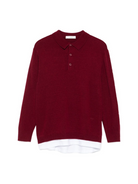 Polo per bambino Paolo Pecora Kids rosso scuro a maniche lunghe PP4086 MOST PAOLO PECORA KIDS 