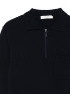 Felpa per bambino Paolo Pecora Kids blu con mezza zip PP4097 BLU PAOLO PECORA KIDS 
