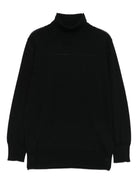 Maglione per bambino Paolo Pecora Kids nero in lana a collo alto PP4099 NERO PAOLO PECORA KIDS 