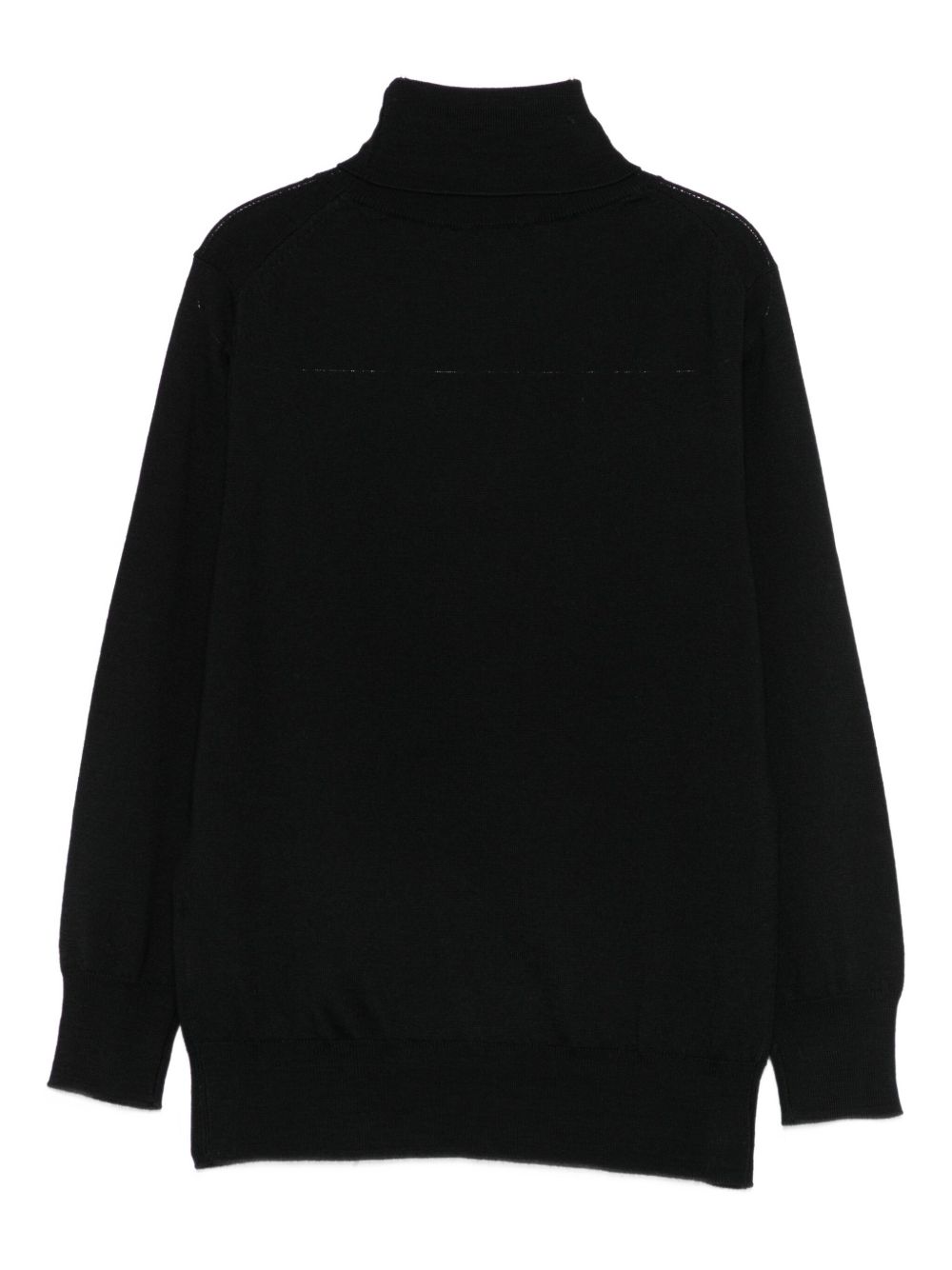 Maglione per bambino Paolo Pecora Kids nero in lana a collo alto PP4099 NERO PAOLO PECORA KIDS 