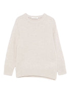 Maglione per bambino Paolo Pecora Kids beige con collo a coste PP4100 GRIGP PAOLO PECORA KIDS 