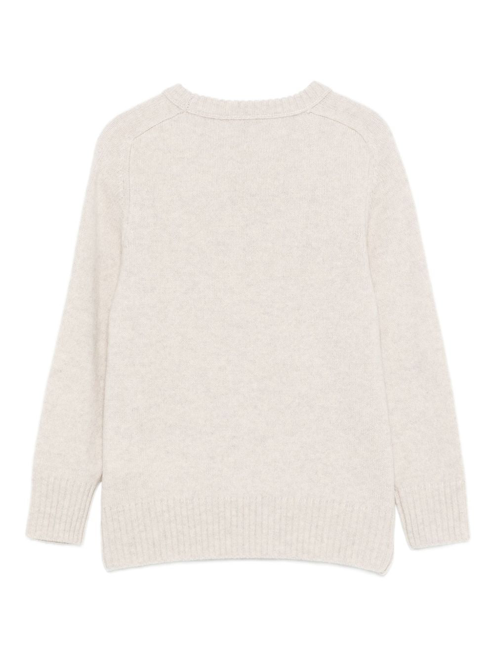 Maglione per bambino Paolo Pecora Kids beige con collo a coste PP4100 GRIGP PAOLO PECORA KIDS 