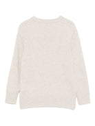 Maglione per bambino Paolo Pecora Kids beige con collo a coste PP4100 GRIGP PAOLO PECORA KIDS 