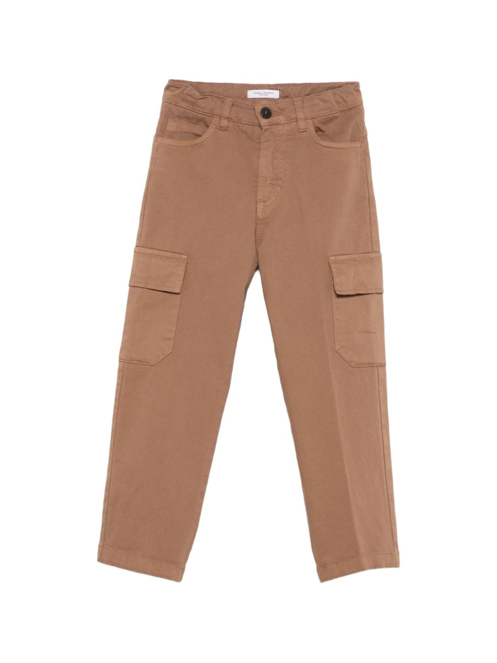 Pantaloni per bambino Paolo Pecora Kids marrone con tasca cargo PP4113 CAPPUCCINO PAOLO PECORA KIDS 