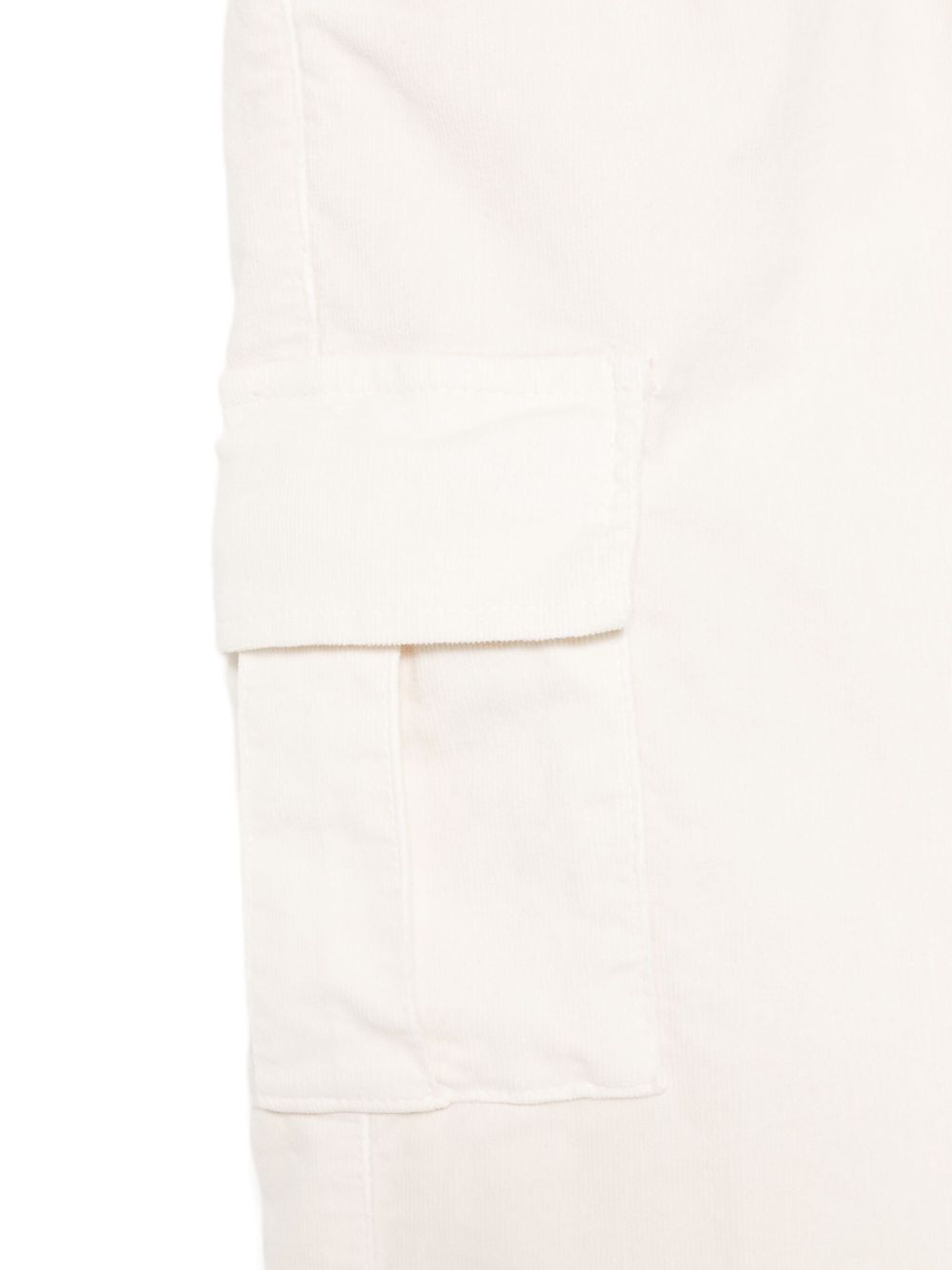 Pantaloni per bambino Paolo Pecora Kids bianco con tasca cargo PP4114 BURRO PAOLO PECORA KIDS 