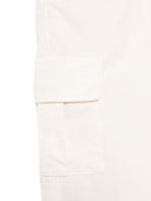 Pantaloni per bambino Paolo Pecora Kids bianco con tasca cargo PP4114 BURRO PAOLO PECORA KIDS 