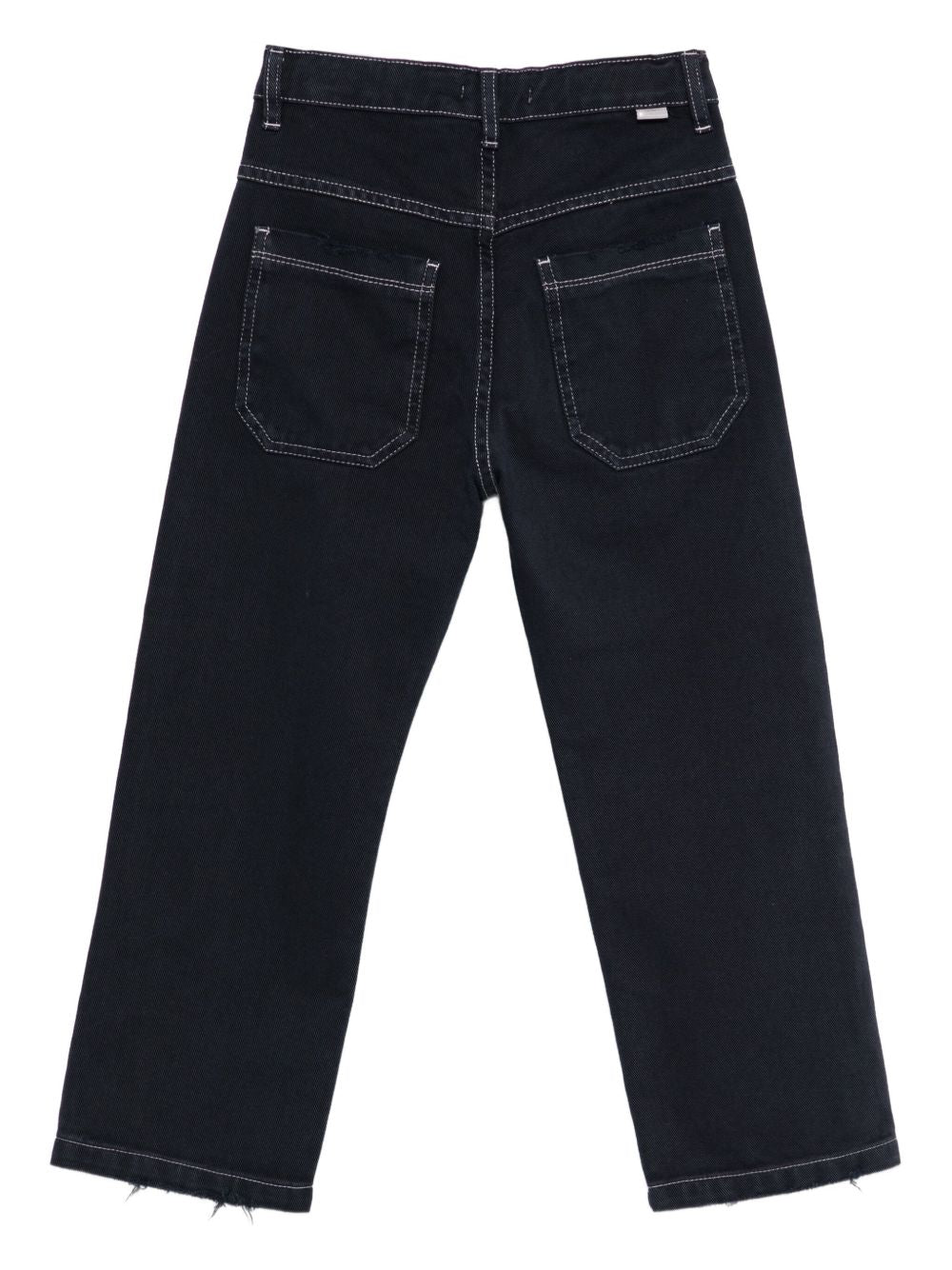 Jeans per bambino Paolo Pecora Kids blu con orlo con taglio vivo PP4122 BLU PAOLO PECORA KIDS 