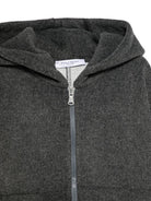 Giacca per bambino Paolo Pecora Kids grigio con cappuccio e cerniera PP4149 ASFALTO PAOLO PECORA KIDS 