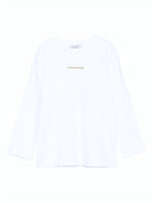 T-shirt per bambino Paolo Pecora Kids bianco a maniche lunghe con stampa PP4157 G-C PAOLO PECORA KIDS 