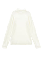 T-shirt per bambina Philosophy Di Lorenzo Serafini Kids bianca con finitura in pizzo I1F619 6212 P001 PHILOSOPHY KIDS 