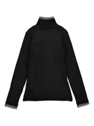 T-shirt per bambina Philosophy Di Lorenzo Serafini Kids nera con stampa logo I1F619 6212 P050 PHILOSOPHY KIDS 
