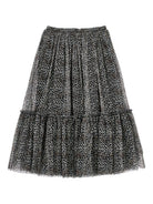 Gonna per bambina Philosophy Di Lorenzo Serafini Kids animalier con strati di ruches I1F705 6684 P080 PHILOSOPHY KIDS 