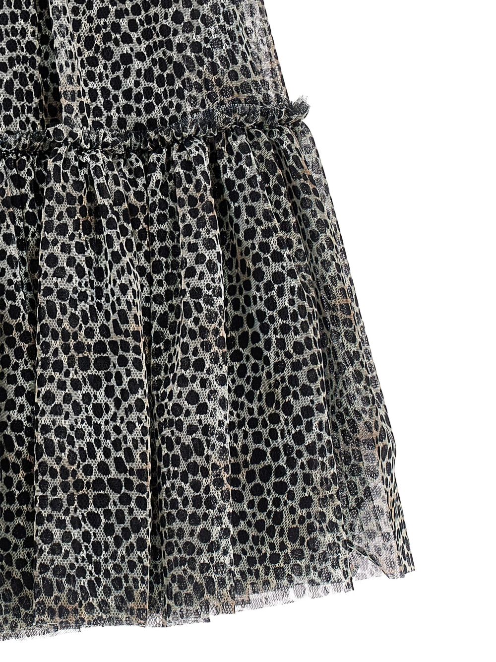 Gonna per bambina Philosophy Di Lorenzo Serafini Kids animalier con strati di ruches I1F705 6684 P080 PHILOSOPHY KIDS 
