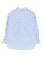 Camicia per bambina Pinko Kids azzurra con stampa con logo KFCA015CCR013 D053 PINKO KIDS 