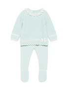 Set top e pantaloni per neonata Paz Rodrìguez verde in pizzo 003-112947 031 H56 PaZ RODRIGUEZ KIDS 