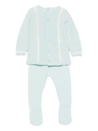 Set maglione e pantaloni per neonato Paz Rodríguez azzurro con bordo in pizzo 003-112951 031 H56 PaZ RODRIGUEZ KIDS 