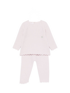 Set maglione e pantaloni per neonata Paz Rodríguez rosa con chiusura con bottoni 003-113158 37 H109 PaZ RODRIGUEZ KIDS 