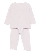 Set maglione e pantaloni per neonata Paz Rodríguez rosa con chiusura con bottoni 003-113158 37 H109 PaZ RODRIGUEZ KIDS 
