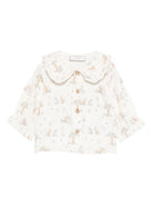 Camicia per neonata Paz Rodríguez bianca con stampa coniglio 006-152983 17 T2038 PaZ RODRIGUEZ KIDS 