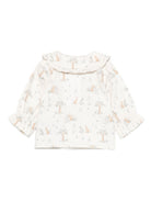 Camicia per neonata Paz Rodríguez bianca con stampa coniglio 006-152983 17 T2038 PaZ RODRIGUEZ KIDS 