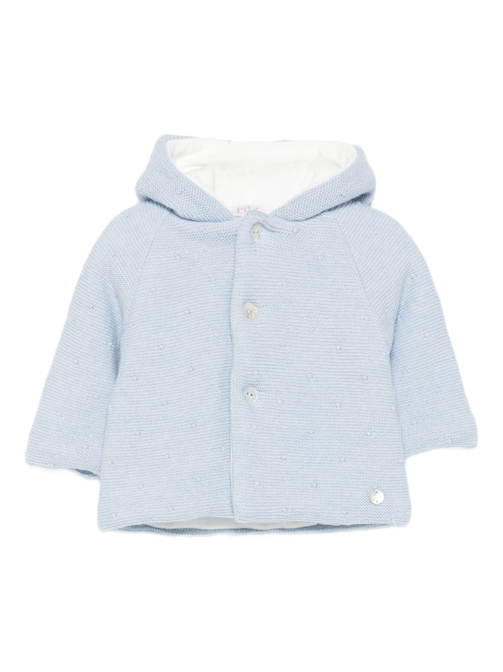Giacca per neonati Paz Rodrìguez azzurro con cappuccio 012-112901 80 H56 PaZ RODRIGUEZ KIDS 