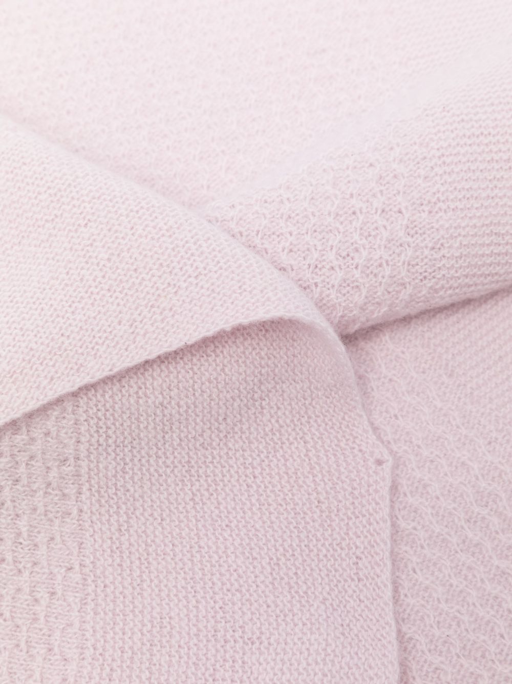 Coperta per neonata Paz Rodríguez rosa con logo in rilievo 029-113163 37 H109 PaZ RODRIGUEZ KIDS 