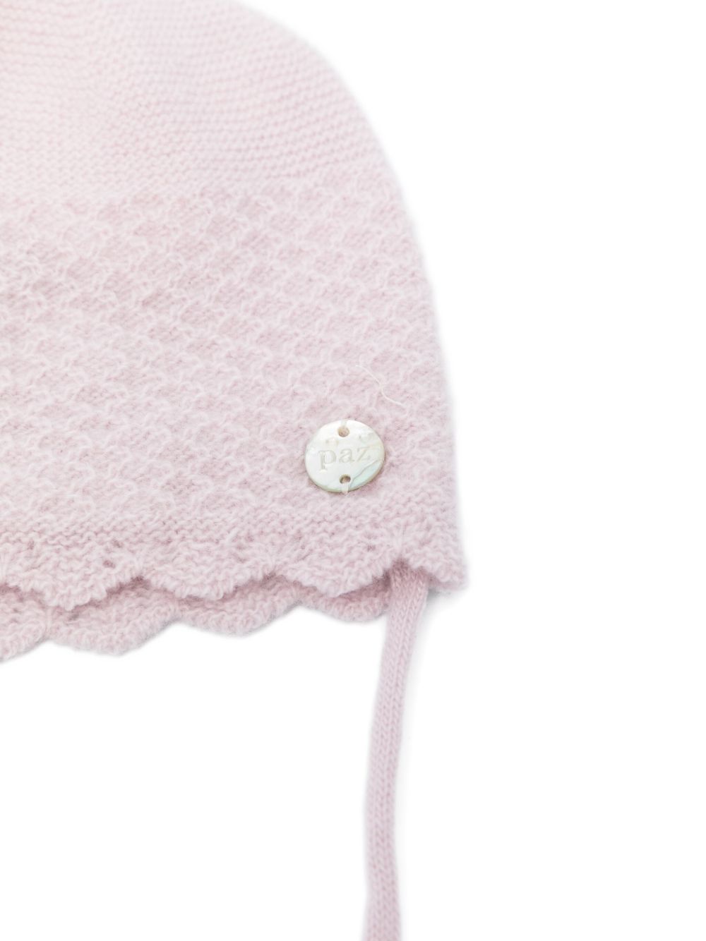 Berretto per neonata Paz Rodríguez rosa con pompon 040-113161 37 H109 PaZ RODRIGUEZ KIDS 