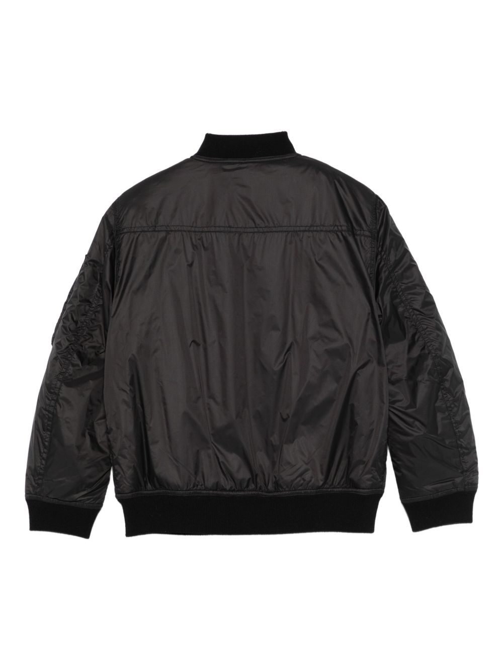 Giubbino per bambino Rick Owens Kids nero con bordi a costine BG02E5771 NPP 09 RICK OWENS KIDS 