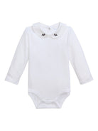 Tutina per neonati Polo Ralph Lauren Kids bianca con colletto Peter Pan 320980850 001 Ralph Lauren kids 