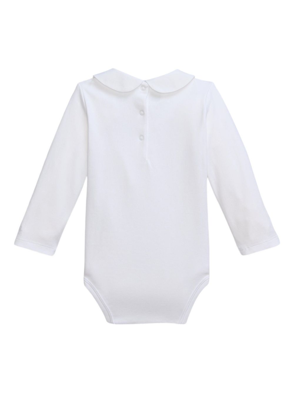 Tutina per neonati Polo Ralph Lauren Kids bianca con colletto Peter Pan 320980850 001 Ralph Lauren kids 