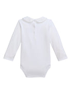 Tutina per neonati Polo Ralph Lauren Kids bianca con colletto Peter Pan 320980850 001 Ralph Lauren kids 