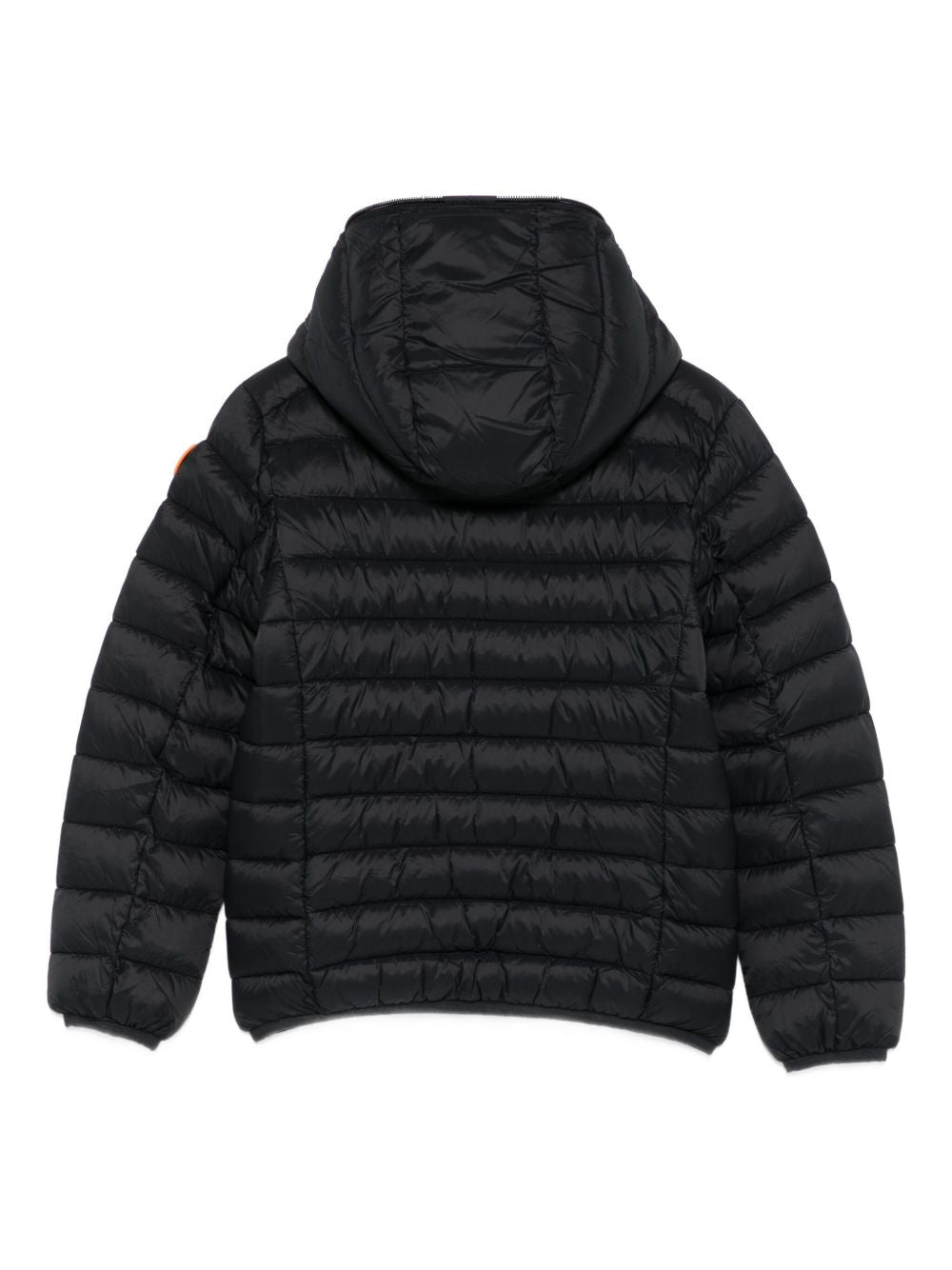 Piumino per bambino Save The Duck Kids nero con applicazione J30650B GIGA21 10000 SAVE THE DUCK KIDS 