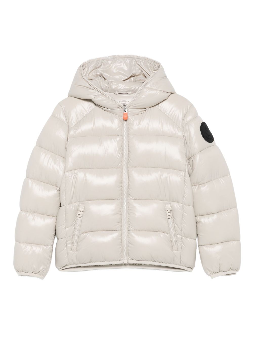 Giacca trapuntata per bambino Save The Duck Kids beige con cappuccio J31280B LOVE21 40019 SAVE THE DUCK KIDS 