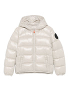 Giacca trapuntata per bambino Save The Duck Kids beige con cappuccio J31280B LOVE21 40019 SAVE THE DUCK KIDS 