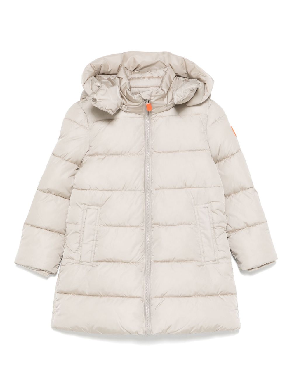 Cappotto per bambina Save The Duck Kids Tiri beige con effetto opaco J40270G MEGA21 40019 SAVE THE DUCK KIDS 