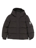 Giubbotto per bambino Save The Duck Kids marrone con applicazione con logo P31888B LEAF21 40009 SAVE THE DUCK KIDS 