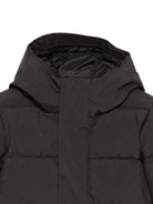 Giubbotto per bambino Save The Duck Kids marrone con applicazione con logo P31888B LEAF21 40009 SAVE THE DUCK KIDS 