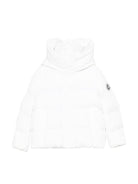 Giacca imbottita per bambina Save The Duck Kids bianco con collo a imbuto P32517G LEAF21 00000 SAVE THE DUCK KIDS 