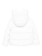 Giacca imbottita per bambina Save The Duck Kids bianco con collo a imbuto P32517G LEAF21 00000 SAVE THE DUCK KIDS 
