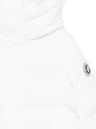 Giacca imbottita per bambina Save The Duck Kids bianco con collo a imbuto P32517G LEAF21 00000 SAVE THE DUCK KIDS 