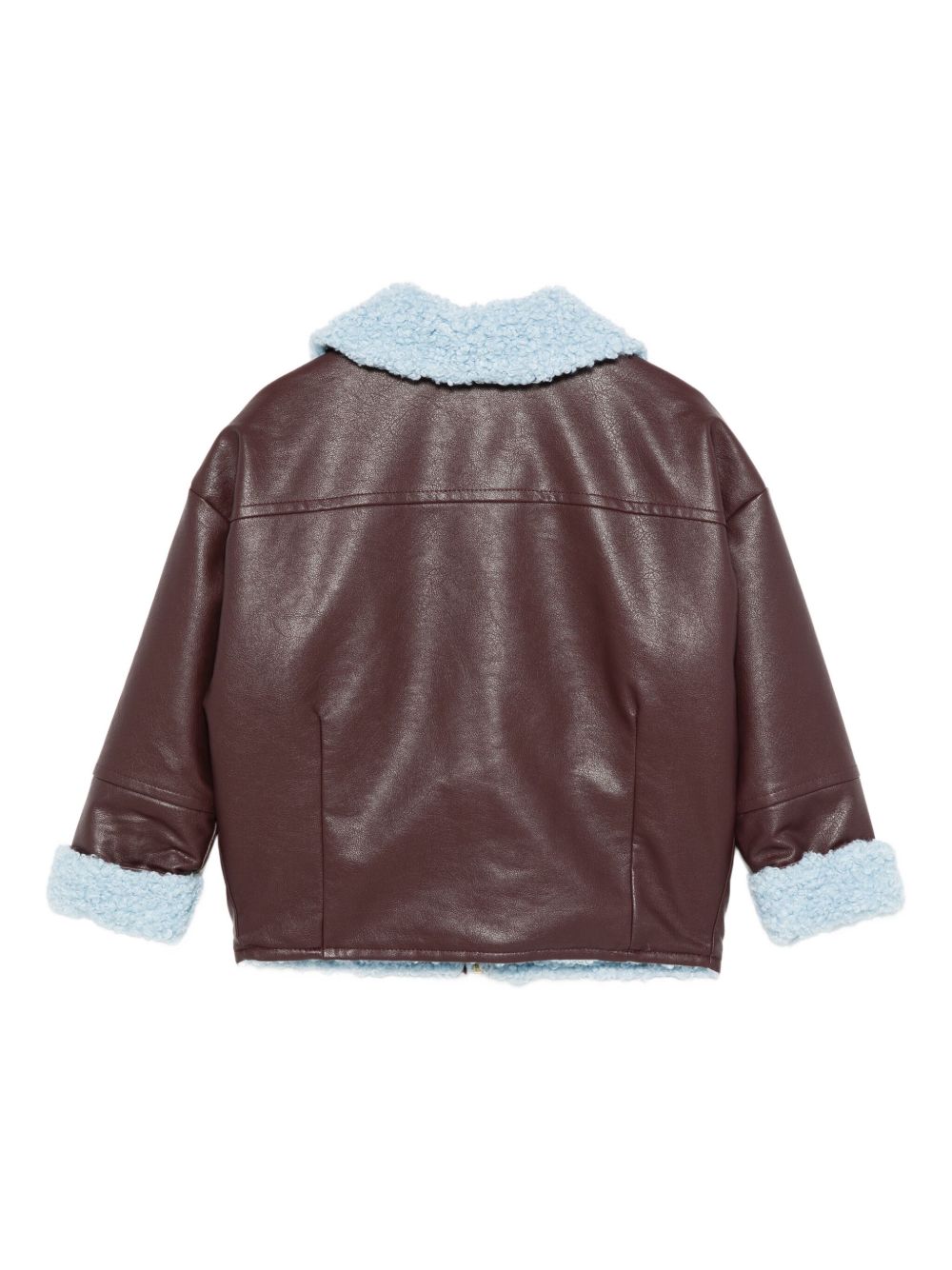 Giubbino per bambina Scotch & Soda Kids marrone con chiusura con cerniera 180723 201 SCOTCH&SODA KIDS 