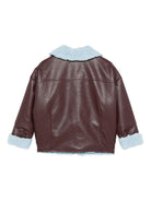 Giubbino per bambina Scotch & Soda Kids marrone con chiusura con cerniera 180723 201 SCOTCH&SODA KIDS 