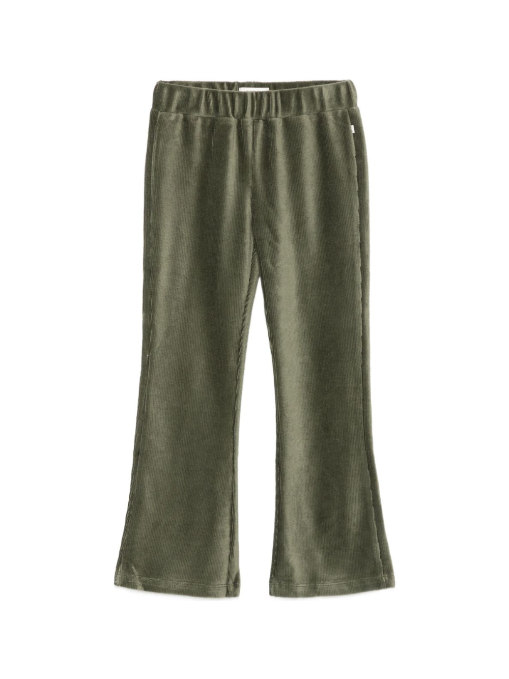 Pantaloni svasati per bambina Scotch & Soda Kids verdi con tasche laterali a fessura 180761 301 SCOTCH&SODA KIDS 