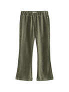 Pantaloni svasati per bambina Scotch & Soda Kids verdi con tasche laterali a fessura 180761 301 SCOTCH&SODA KIDS 