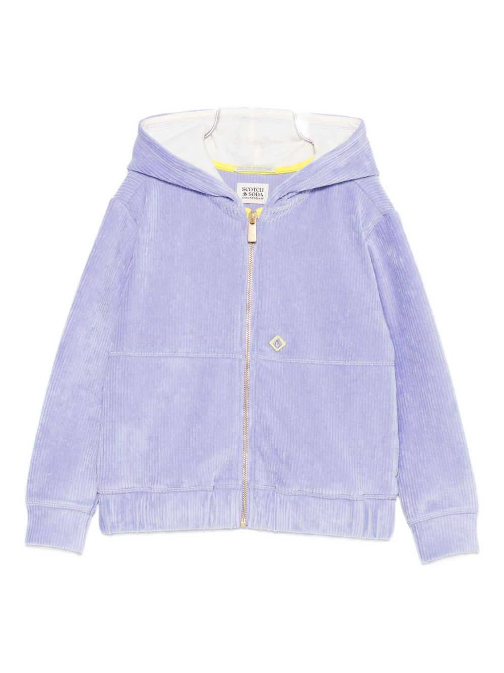 Felpa per bambina Scotch & Soda Kids viola con chiusura frontale con zip 180766 500 SCOTCH&SODA KIDS 
