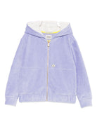 Felpa per bambina Scotch & Soda Kids viola con chiusura frontale con zip 180766 500 SCOTCH&SODA KIDS 