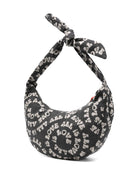 Borsa a mezzaluna per bambina Stella McCartney Kids nera con ciondolo a forma di labbra TX0D08 Z3113 961BC STELLA McCARTNEY KIDS 