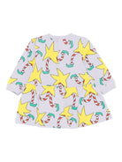 Abito per neonata Stella McCartney Kids multicolor con stampa e gonna con arricciatura TX1160 Z3103 573MC STELLA McCARTNEY KIDS 
